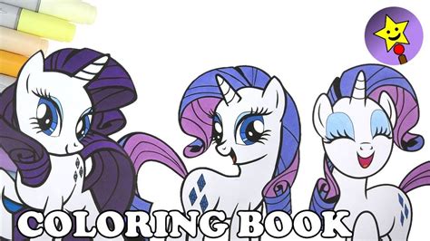 compilation  rarity   pony coloring page