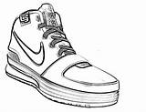 Drawing Shoe Shoes Coloring Kids Pages Nike Boys Getdrawings sketch template