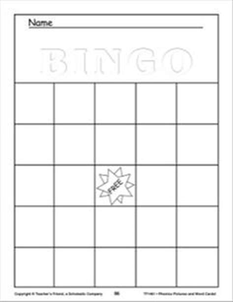 blank bingo card printable kid stuff pinterest bingo pictures
