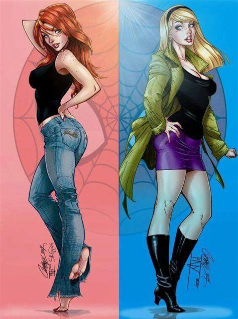 pin on mary jane gwen stacy spider girls