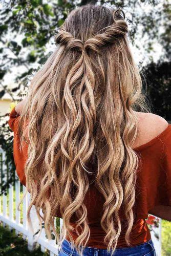 try 38 half up half down prom hairstyles
