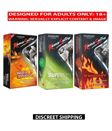 Kamasutra Warm Intemacy Superthin And Intensity Monthly Combo 12 X 3