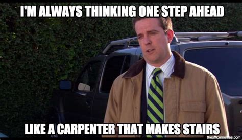 favorite andy bernard quotes  office memes