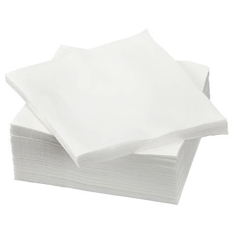 eterisk paper napkin white  cm ikea