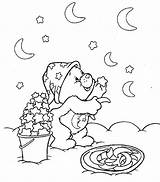Coloring Pages Moon Printable Stars Kids Sheets Bear Build Goodnight Colouring Star Care Adults Disney Popular sketch template