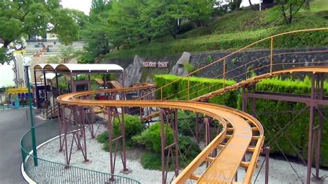 peek a boo town roller coaster pov hirakata park japan youtube