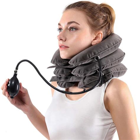 buy  cervical neck traction device  instant neck pain inflatable