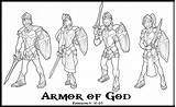Coloring God Armor Pages Kids Popular Armour Coloringhome sketch template