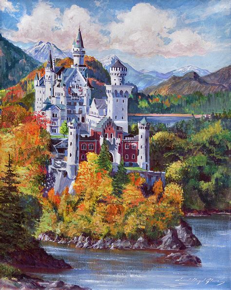 fantasy castle painting  david lloyd glover