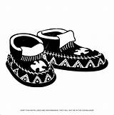 Moccasins Moccasin Shoes Thunderbird Slippers sketch template