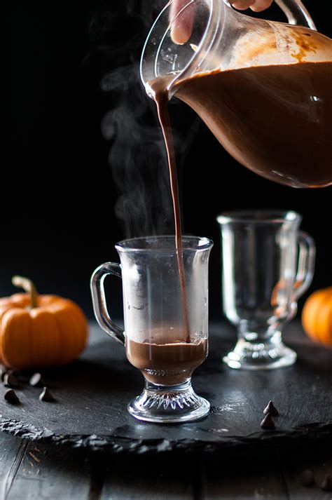 pumpkin spice dark hot chocolate handmade charlotte