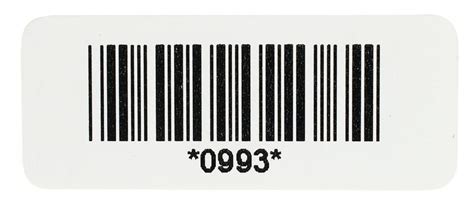 stickers met barcode en nummering van papier seton belgie