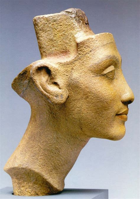 Head Of Nefertiti Amarna Nile Valley Civilizations Ancient Egypt
