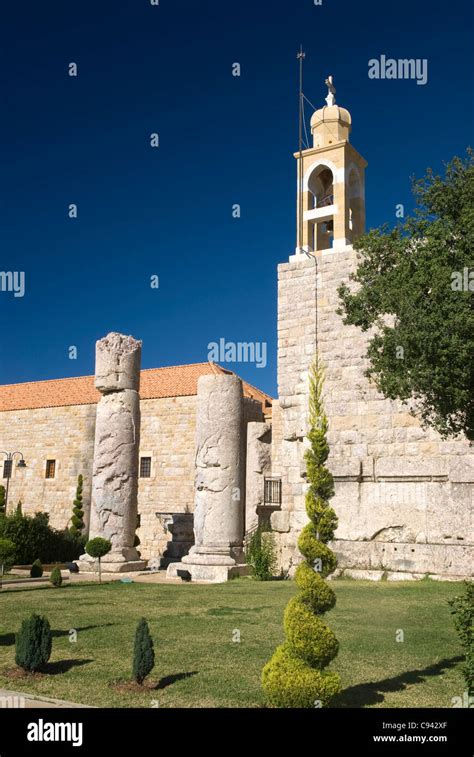 deir al kalaa monastery   fortress beit mery metn mount lebanon stock photo alamy