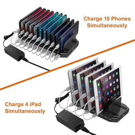 ports ipad iphone charging station  alxum