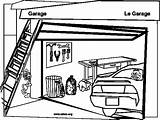 Garages Printablecolouringpages sketch template