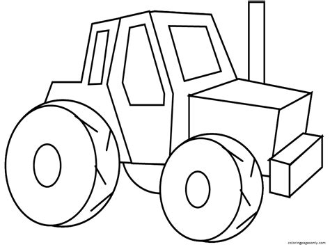 tractor coloring pages coloring pages  kids  adults