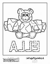Coloring Pages Name Personalized Baby Shower Custom Printable Printables Derby Demolition Getcolorings Color Print Getdrawings Colorings sketch template