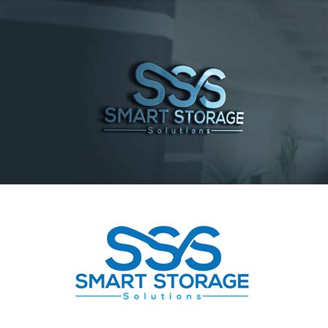 bold modern storage logo design  smart storage solutions