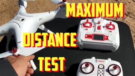 syma xsc maximum distance test youtube