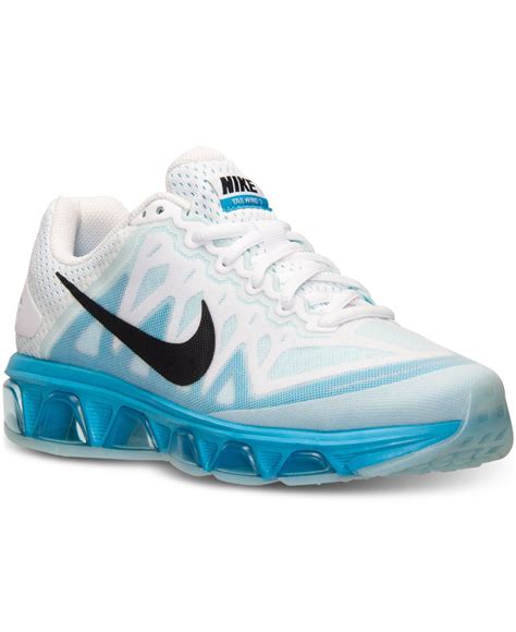 lyst nike womens air max tailwind  running sneakers  finish   blue