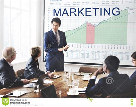 marketing plan analysis graphs business goals concept