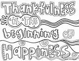 Coloring Pages Thankful Quotes Being Doodle Alley Beautiful Birijus Template sketch template