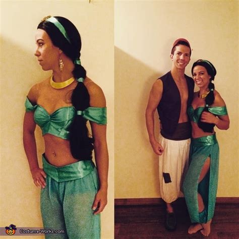 Princess Jasmine And Aladdin Couple Costume Photo 2 2