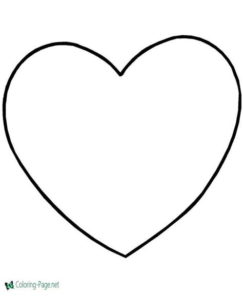 valentines day coloring pages heart  color