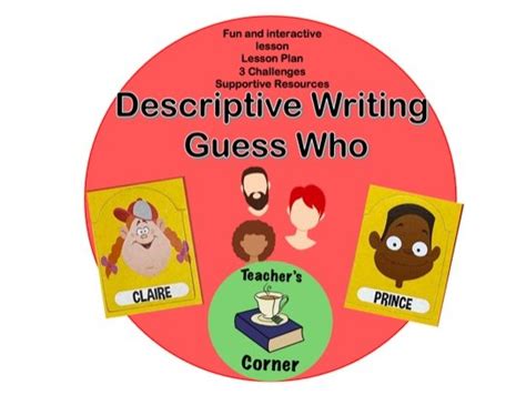 Guess Who Descriptive Writing Lesson Teaching Resources