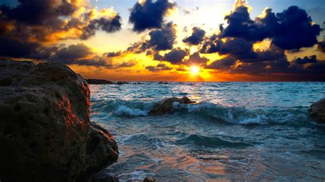 sea sunset hd nature  wallpapers images backgrounds