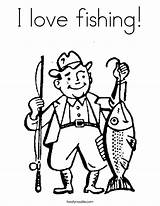 Coloring Pages Fishing Fish Fisherman Clipart Lure Ice Color Man Grampy Happy Cartoon Detailed Noodle Printable Outline Clip Print Poppy sketch template