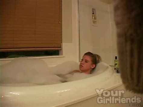 Teen Masturbates Pussy In The Bubble Bath Alpha Porno