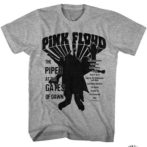 pink floyd piper at the gates t shirt men s graphic rock tees