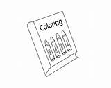 Crayon Coloring Pages Printable Interesting Blue Yellow Text Box Green Red sketch template