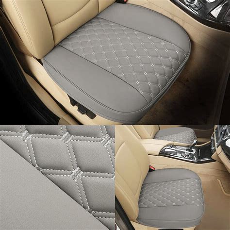 universal leather car seat cover front rear bottom cushion protector