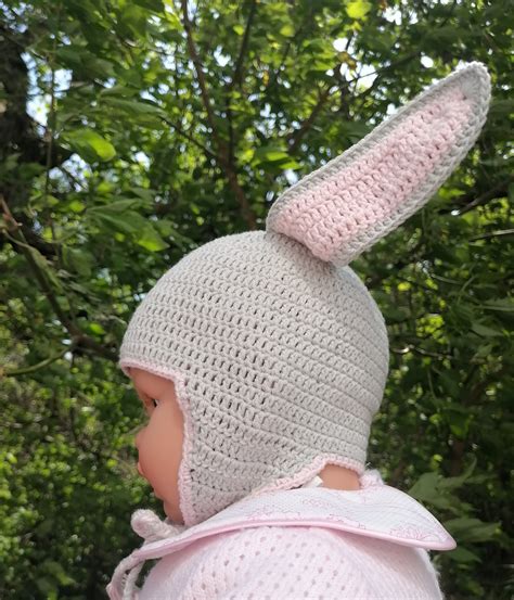 rabbit bunny hat easter hat spring bunny hat toddlers etsy