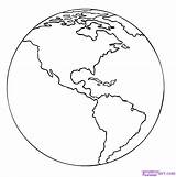 Coloring Pages Earth sketch template