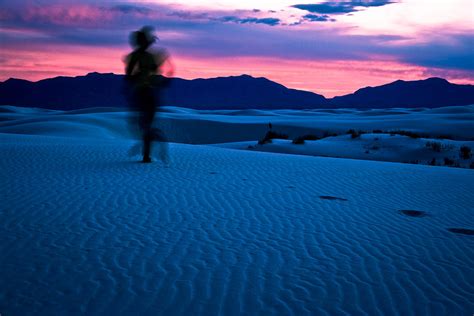 Sunset On White Sands Photograph By Jonathan Hansen