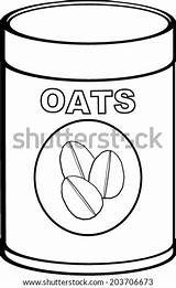 Template Oat Meal Coloring sketch template