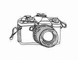 Camera Drawing Coloring Polaroid Weheartit sketch template