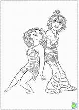 Croods Coloring Popular sketch template