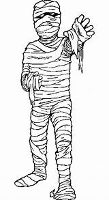 Mummy Mummies Coloring Halloween Pages Kids Printable sketch template