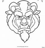 Beast Beauty Bestia Beaty Maske Príncipe öffnen Skizzen Kreidezeichnungen Ausmalbilder Fera Acesso sketch template