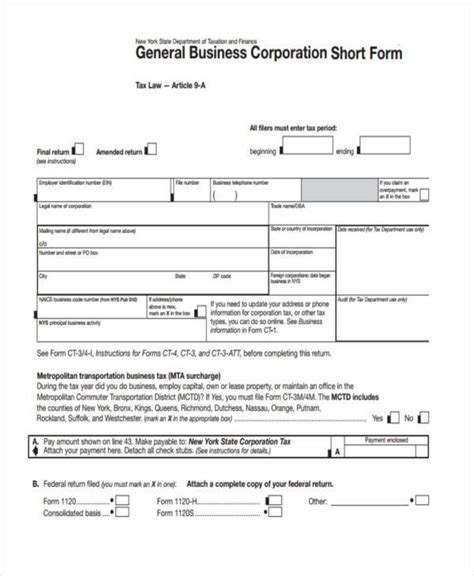 sample business short forms   ms word excel