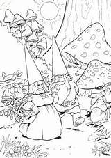 Coloring Pages Kabouter David Gnome Kids Kleurplaat Jul Book sketch template