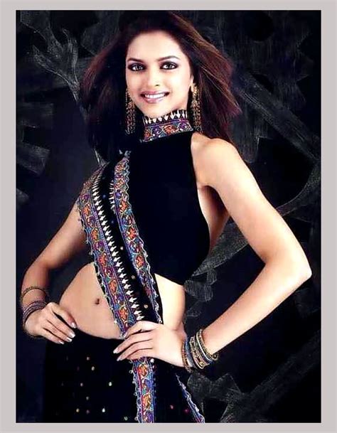 deepika padukone poses in sexy saree more indian bollywood actress