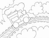 Train Coloring Toy Weefolkart Pages Craft Bubakids sketch template