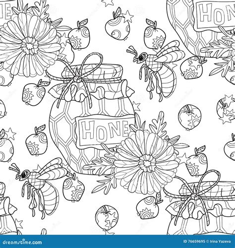 bee adult coloring pages