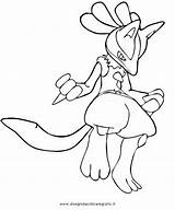 Lucario Pokemon Coloring Pages Mega Riolu Printable Colouring Print Color Kids Getdrawings Getcolorings Comments sketch template